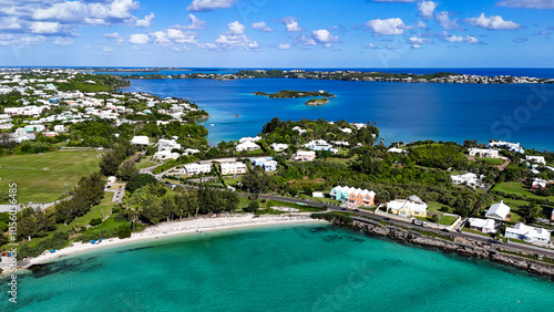 Island of Bermuda Drone Views photo