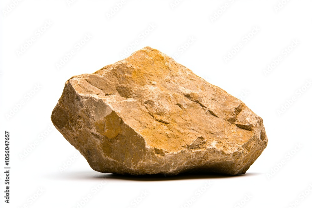 Rock on White Background Rock on White Background