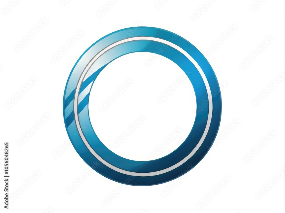 Circular design showcasing standard scale with blue gradients and smooth lines. Generative AI Circular design showcasing standard scale with blue gradients and smooth lines. Generative AI