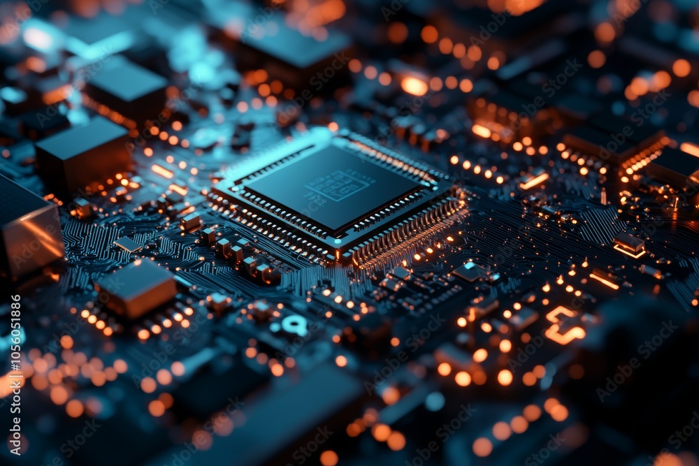 cybersecurity - microchip macro closeup 3d mesh backdrop. Information technology data science concept. circuit board cybersecurity - microchip macro closeup 3d mesh backdrop. Information technology data science concept. circuit board
