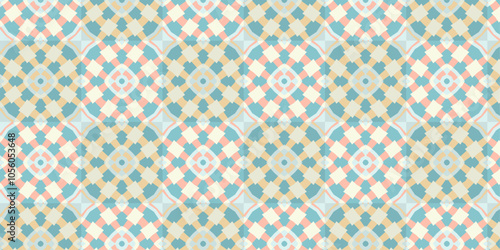 Structured Kaleidoscope. Geometric Pattern