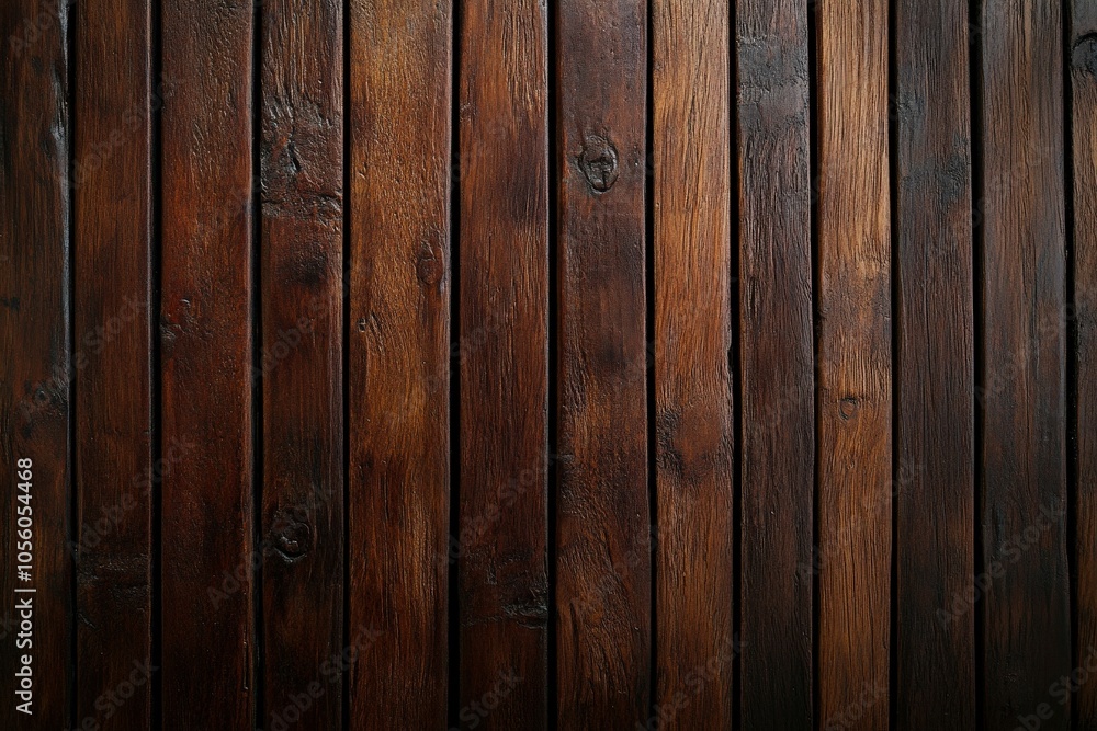 Richly textured wooden planks arranged neatly on a rustic surface Richly textured wooden planks arranged neatly on a rustic surface