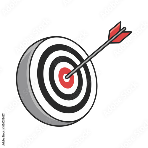 Archery bullseye target