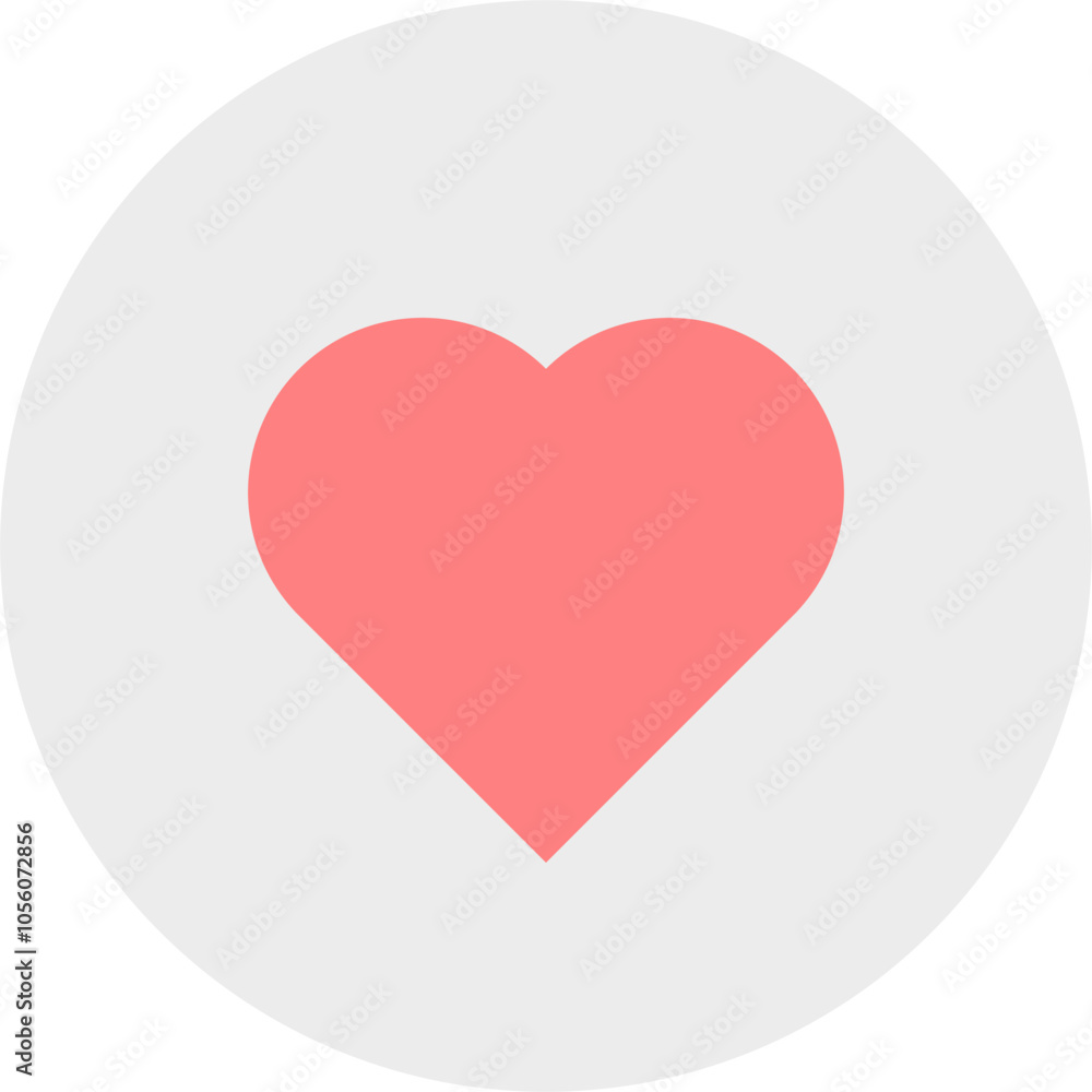Simple heart icon. Minimalist heart icon. Simple heart icon. Minimalist heart icon.