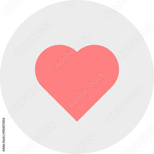 Simple heart icon. Minimalist heart icon.