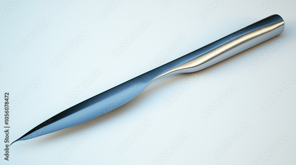 High-Resolution Image of a Precision Surgical Scalpel with Stainless Steel Blade and Ergonomic Handle, Isolated on White Background, Emphasizing Medical Sharpness and Precision for Surgery High-Resolution Image of a Precision Surgical Scalpel with Stainless Steel Blade and Ergonomic Handle, Isolated on White Background, Emphasizing Medical Sharpness and Precision for Surgery