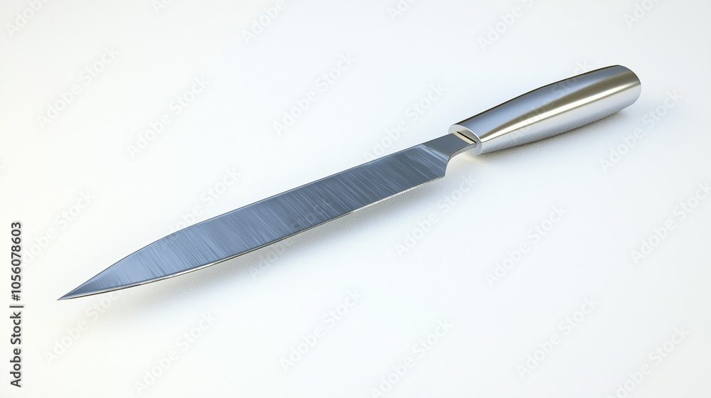 High-Resolution Image of a Precision Surgical Scalpel with Stainless Steel Blade and Ergonomic Handle, Isolated on White Background, Emphasizing Medical Sharpness and Precision for Surgery High-Resolution Image of a Precision Surgical Scalpel with Stainless Steel Blade and Ergonomic Handle, Isolated on White Background, Emphasizing Medical Sharpness and Precision for Surgery