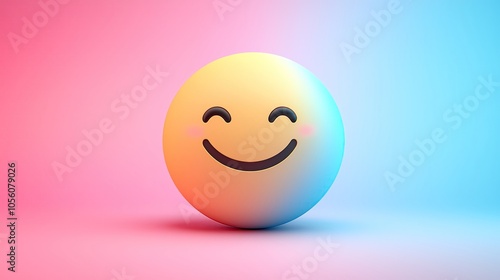 Wallpaper Mural Happy smiley face on colorful background. Torontodigital.ca