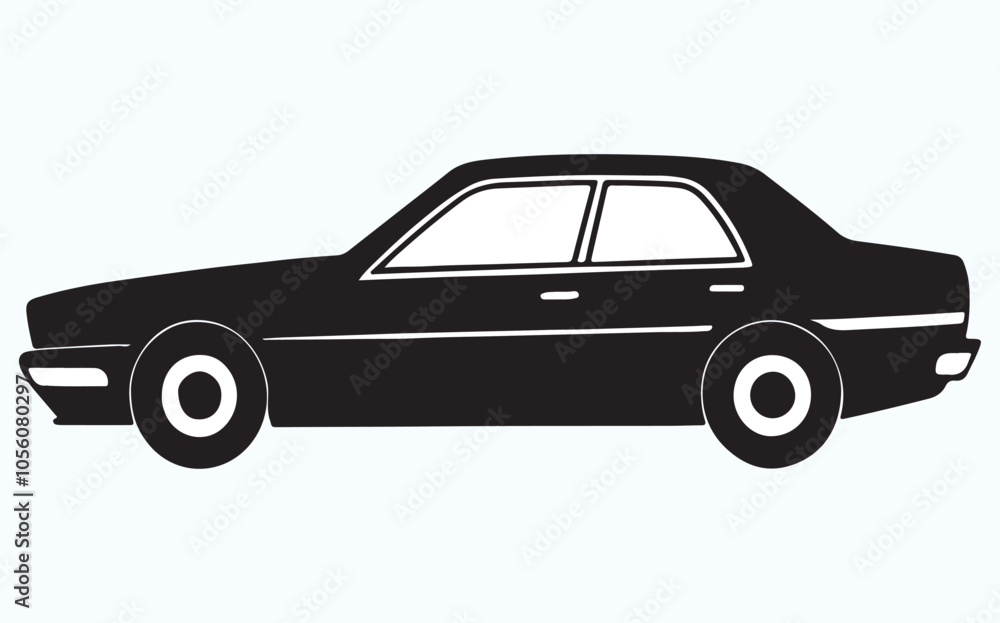 Fototapeta premium car silhouette