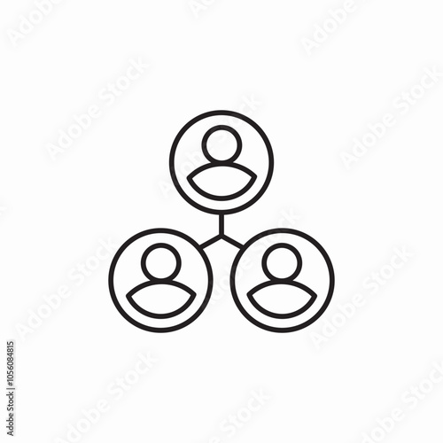 user group collaboration unity icon sign vector