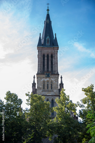 L'Église catholique Saint-Etienne a Mulhouse.