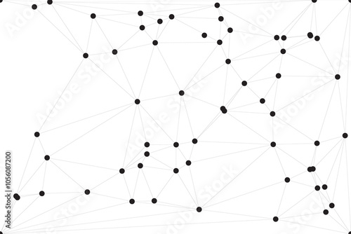 Abstract technology background. Minimalist Geometric Network Pattern. Connected dots and lines abstract background. Abstract internet connection network technology graphic design background. Network