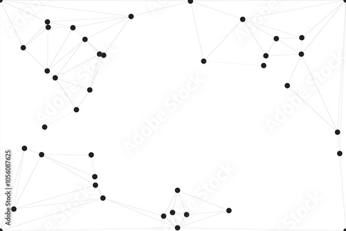 Abstract technology background. Minimalist Geometric Network Pattern. Connected dots and lines abstract background. Abstract internet connection network technology graphic design background. Network