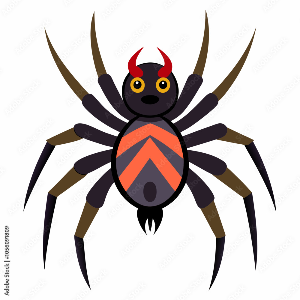 Obraz premium spider on a white background