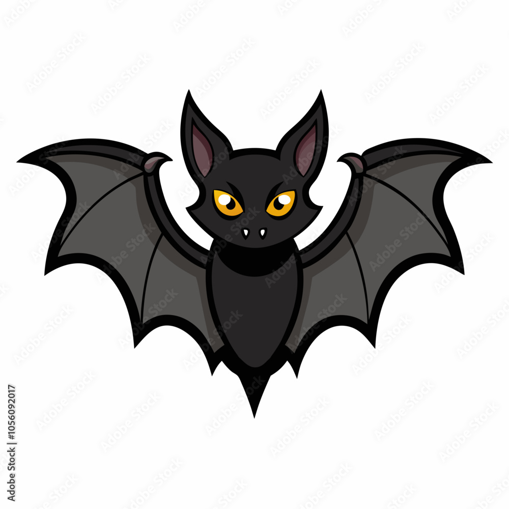 bat on black bat on black
