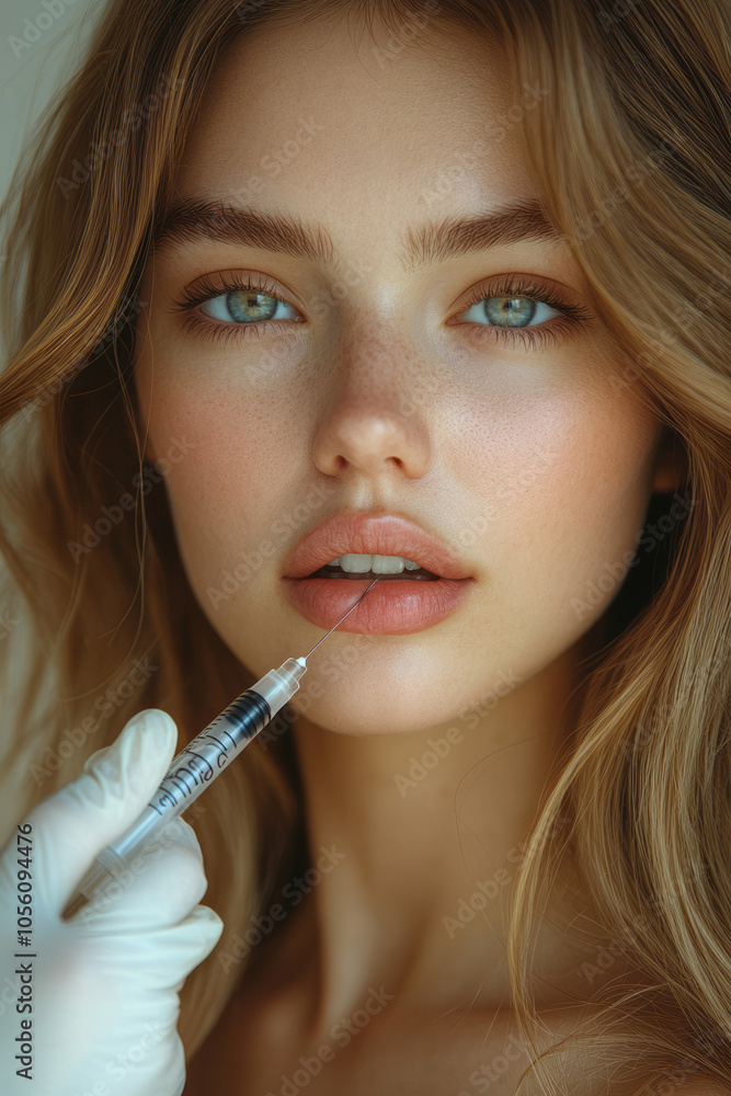 A close-up image of a practitioner preparing a syringe with botulinum toxin, with focus on the needle and the steady, careful hands, reflecting the professionalism of the cosmetic process, A close-up image of a practitioner preparing a syringe with botulinum toxin, with focus on the needle and the steady, careful hands, reflecting the professionalism of the cosmetic process,