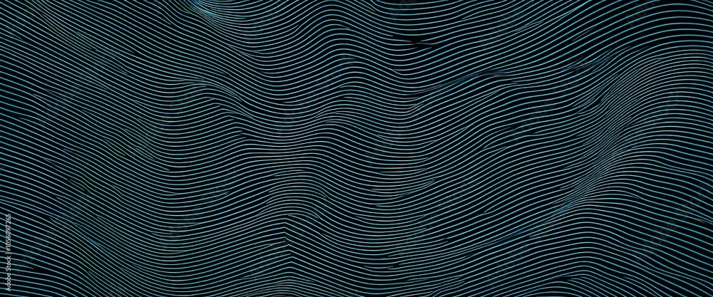 Abstract wavy lines pattern with dark background Abstract wavy lines pattern with dark background