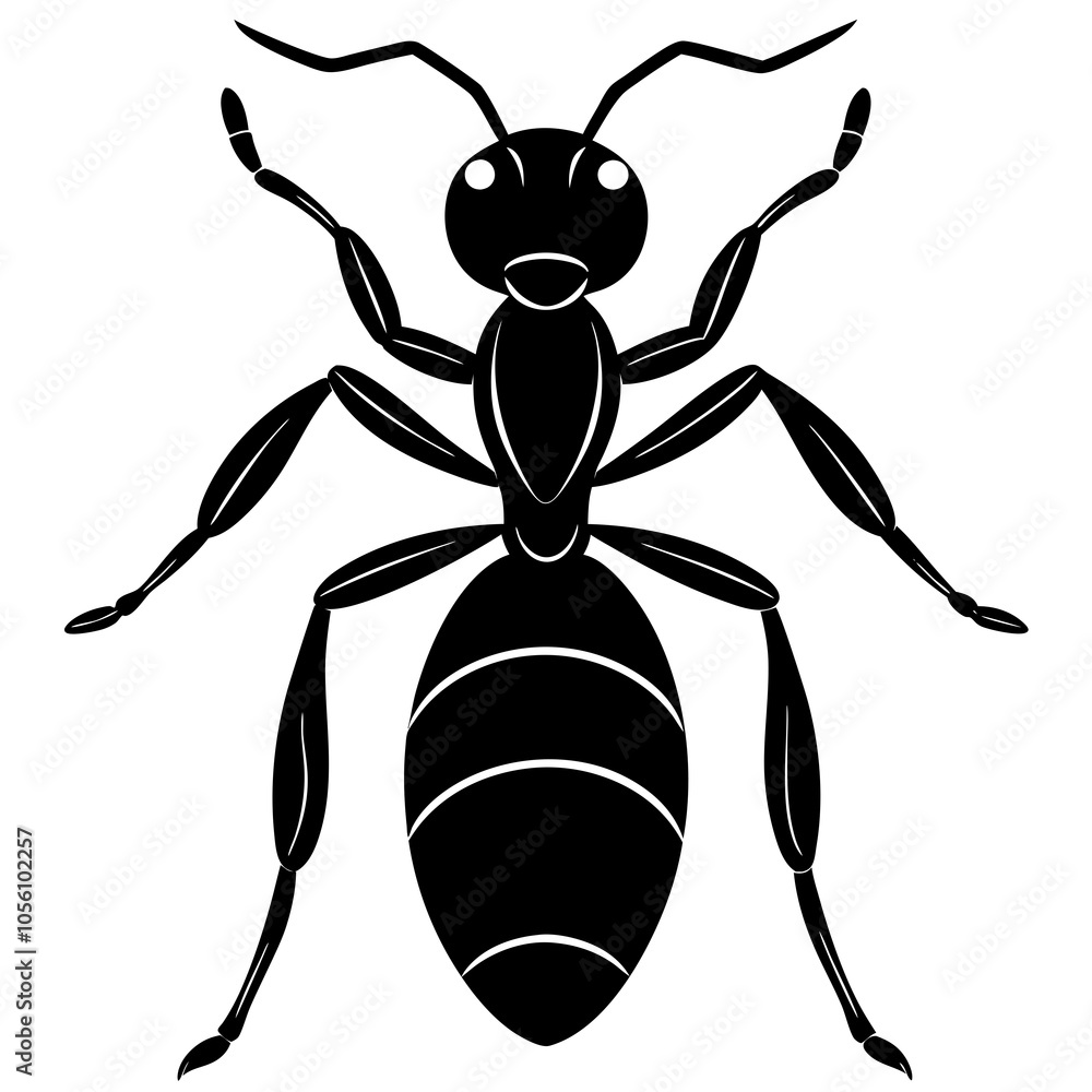 Adorable Ant Clipart - Cute Vector Illustration for Printable Graphics Adorable Ant Clipart - Cute Vector Illustration for Printable Graphics