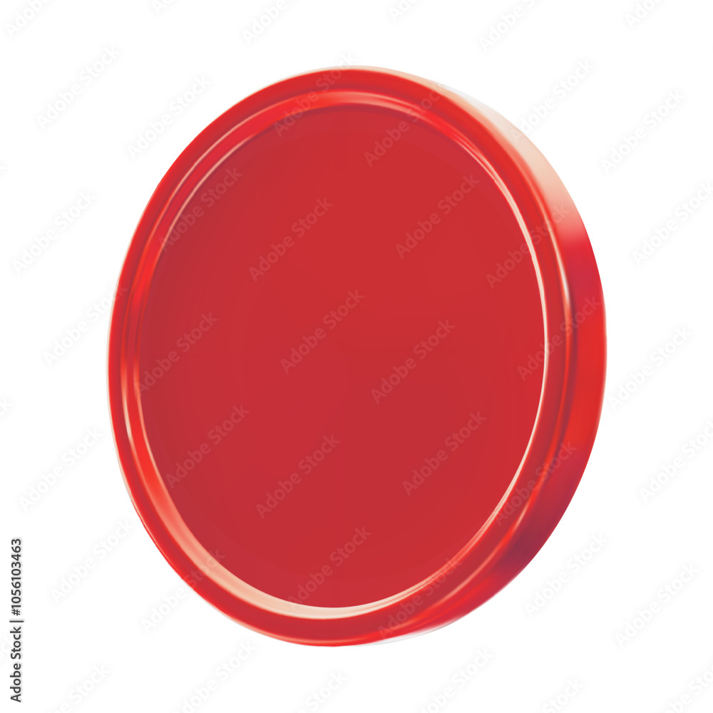 3d render realistic red metal coin blank medal vector illustration isolated 3d render realistic red metal coin blank medal vector illustration isolated