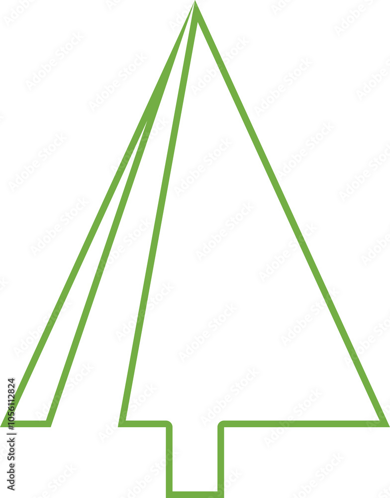 Christmas tree line icon vector. Christmas green tree illustration with star. Christmas tree vector illustration, Tree vector art, xmas tree silhouette, Christmas vector icon. Christmas tree line icon vector. Christmas green tree illustration with star. Christmas tree vector illustration, Tree vector art, xmas tree silhouette, Christmas vector icon.