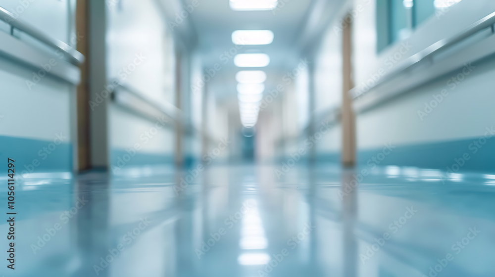 Blur image background of corridor in a hospital or clinic. Blur image background of corridor in a hospital or clinic.
