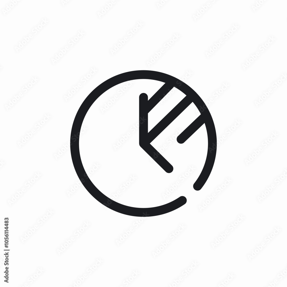 statistics pie percent icon sign vector statistics pie percent icon sign vector