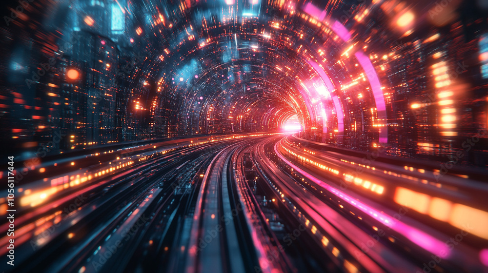 portal radiates blue and purple hues, suggesting a doorway to another dimension filled with mystery portal radiates blue and purple hues, suggesting a doorway to another dimension filled with mystery