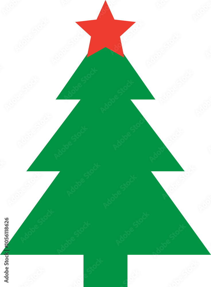 Christmas tree icon vector illustration. Christmas green tree illustration with star, christmas tree vector illustration, Tree vector art, christmas tree silhouette, Christmas vector icon. Christmas tree icon vector illustration. Christmas green tree illustration with star, christmas tree vector illustration, Tree vector art, christmas tree silhouette, Christmas vector icon.