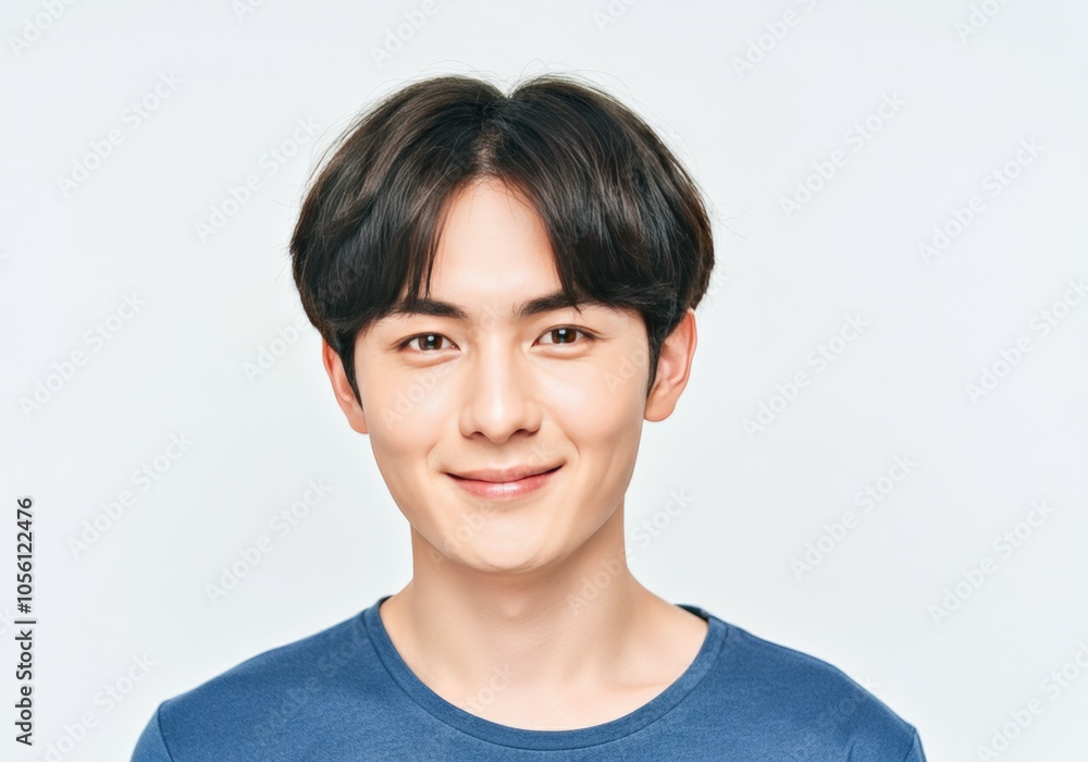 Portrait of a young man with a smile Portrait of a young man with a smile