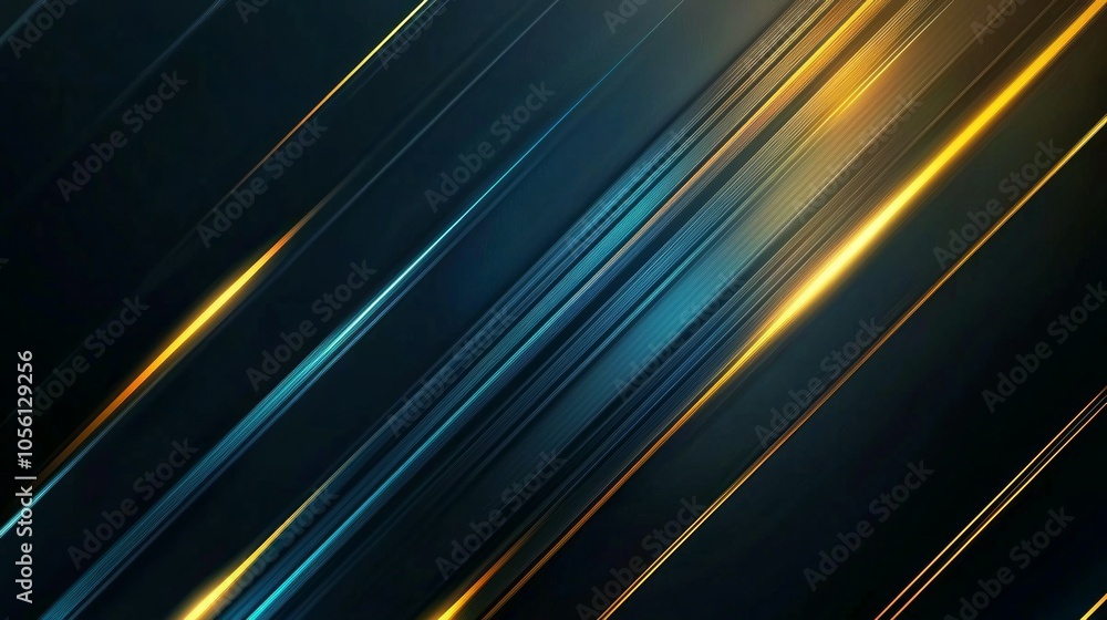 dark background abstract diagonal neon lights soft light clean soft gradient between gold and blue dark background abstract diagonal neon lights soft light clean soft gradient between gold and blue