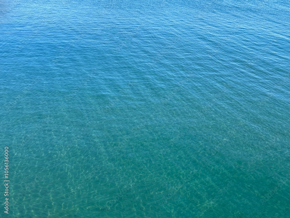 Obraz premium Sea calm blue water surface