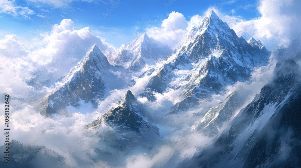 Majestic Mountain Peaks Majestic Mountain Peaks