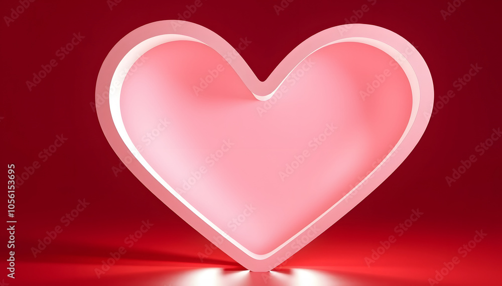 3d rendering love heart shape illustration isolated with white highlights, png 3d rendering love heart shape illustration isolated with white highlights, png