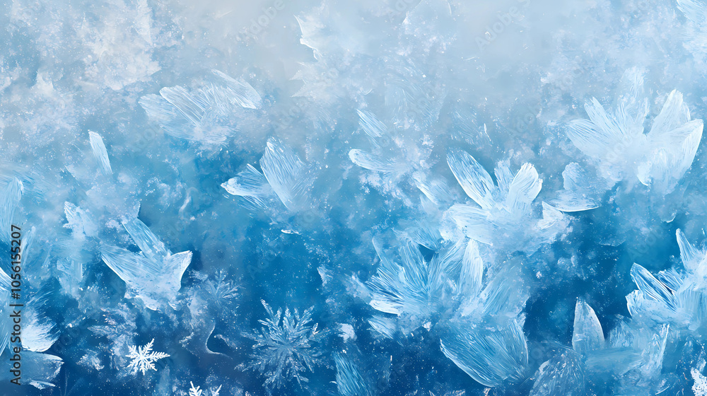 custom made wallpaper toronto digitalFrosty natural pattern on window glass. Abstract winter background.