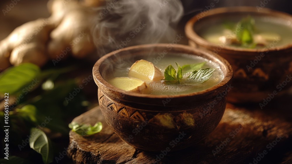 A traditional Thai herbal drink made from lemongrass A traditional Thai herbal drink made from lemongrass