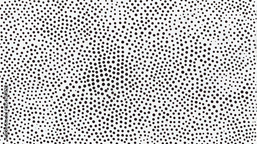 Black and White Dot Pattern on White Background