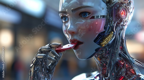 Robots are an invention of the future that will replace human workers, whether they are housework, nursing, or coffee shops. They are strong and never die, as intelligent as artificial intelligence. I photo