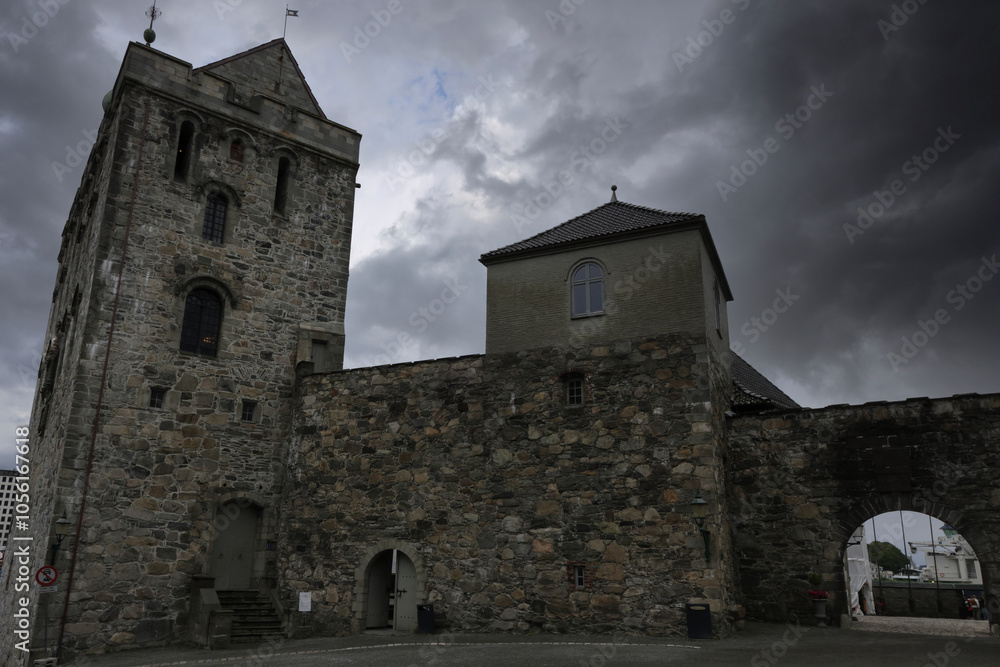The medieval fortress of Bergen The medieval fortress of Bergen