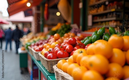 vegetables at the market, fresh vegetables