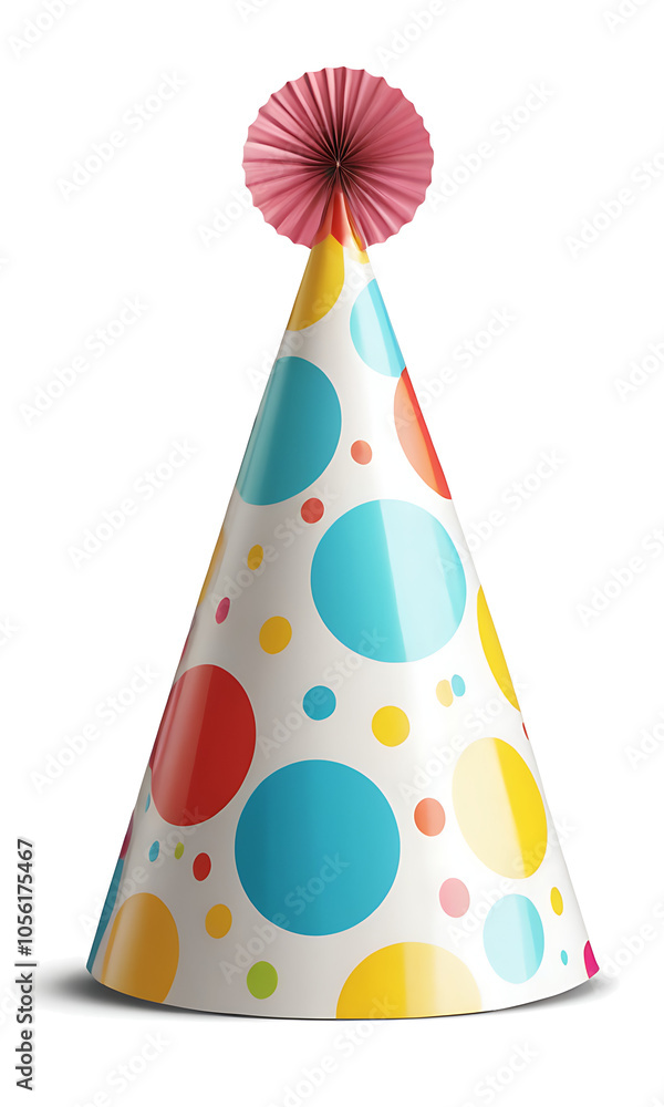 Colorful party hat PNG with a festive pom-pom and balloon pattern, perfect for birthdays, celebrations, or festive events. Colorful party hat PNG with a festive pom-pom and balloon pattern, perfect for birthdays, celebrations, or festive events.