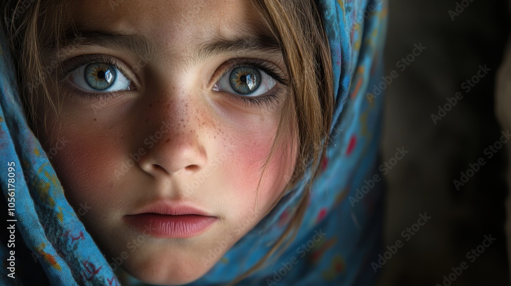 National Geographic photo of a young, shy girl with expressive eyes, National Geographic photo of a young, shy girl with expressive eyes,