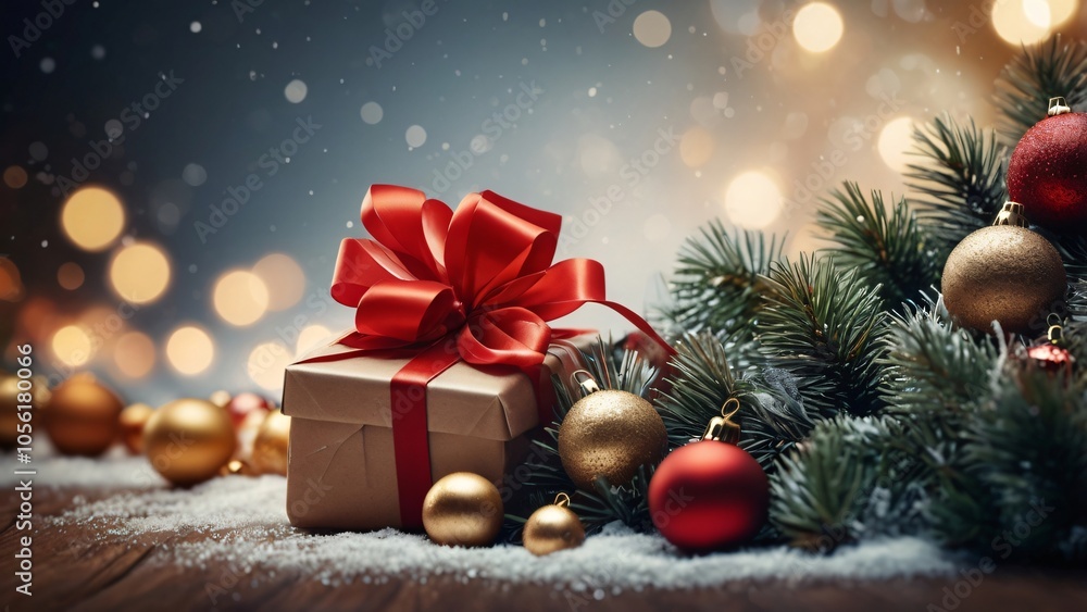 Christmas background and gifts Christmas background and gifts