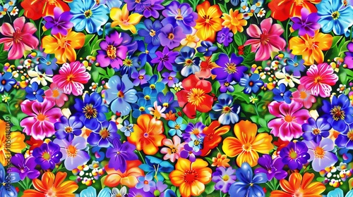 Pretty_painted_flowers__seamless_background