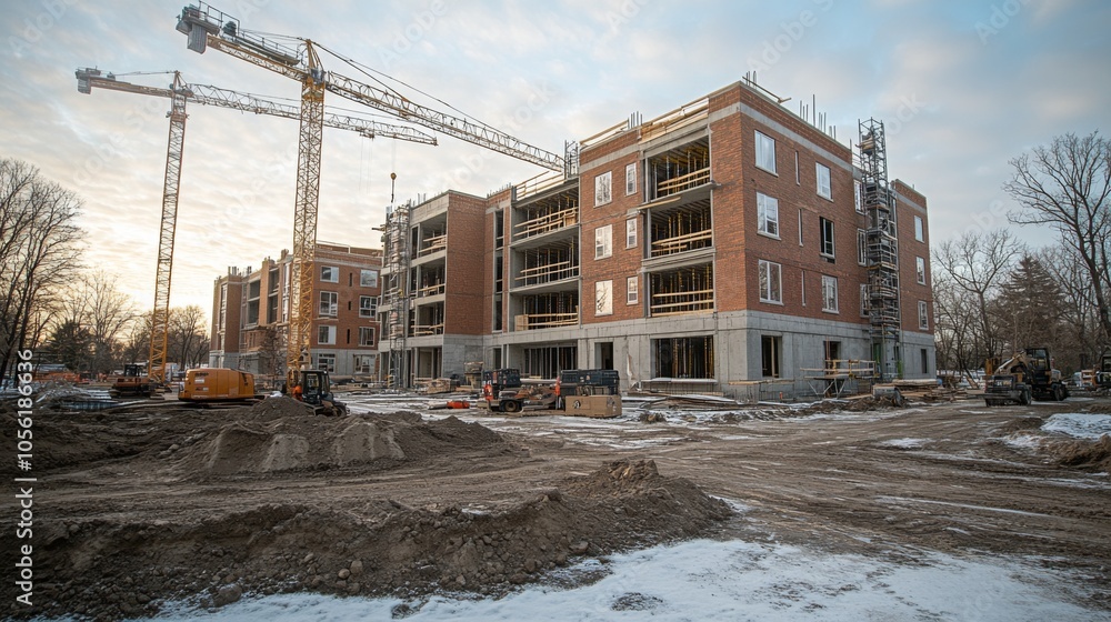 Building Construction Site Building Construction Site