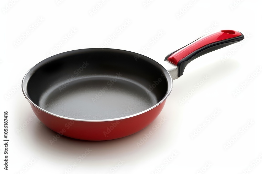 Frying pan on a white background