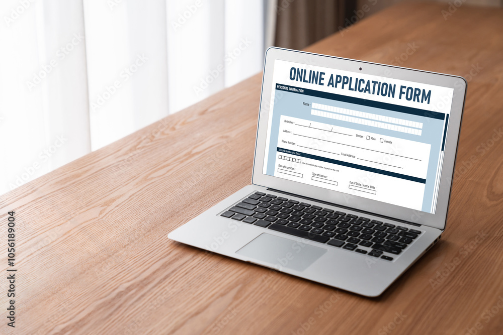 Online application form for modish registration on the internet website Online application form for modish registration on the internet website