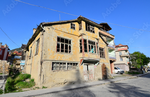 A view from the historical town of Aksehir in Konya, Turkey photo