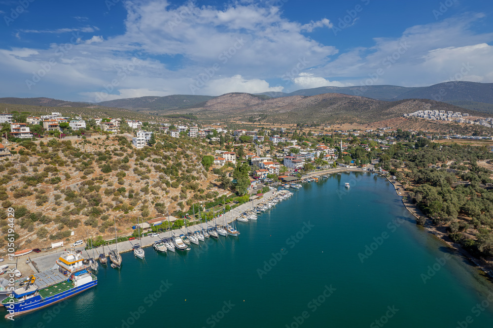 Mugla - Milas - Kıyıkışlacık neighborhood, a beautiful beach in Güllük Bay.