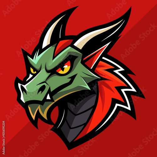 Wallpaper Mural head of a dragon Torontodigital.ca