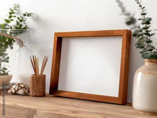 Blank Empty Frame Mockup  photo